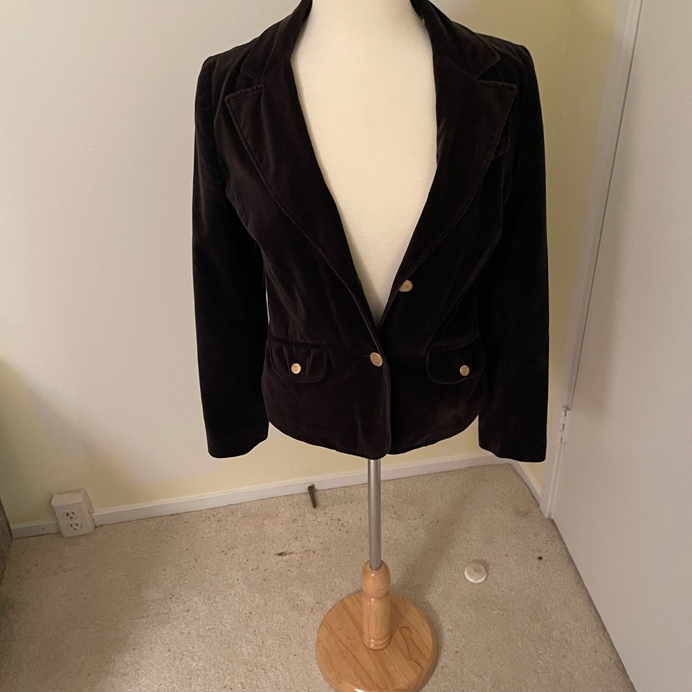 Old Navy Vintage Velvet Blazer Medium
